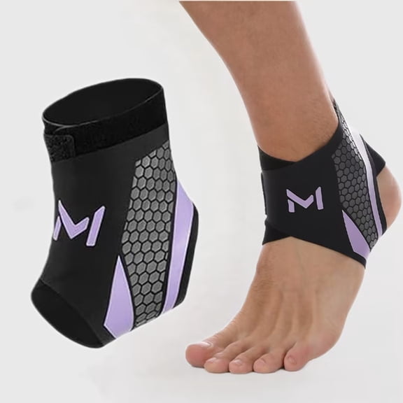 2-Pack Ankle Brace Support for Men & Women, Plantar Fasciitis Socks with Arch Support Compression Ankle Support Foot Sleeve,Ligament Damage, Achilles Tendonitis, Sprained Ankle