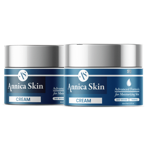 (2 Pack) Annica Skin - Anti-Aging Face Cream and Ageless Moisturizer - Ingredients for All Skin Types 5oz