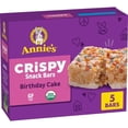 thumbnail image 1 of 2 Pack Annie's Birthday Cake Crispy Snack Bars, Gluten Free, 5 Bars, 3.9 oz, 1 of 1