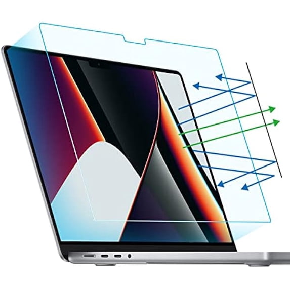 2-Pack Anti Blue Light Matte Laptop Screen Protector Compatible with MacBook Pro 16 inch (2026-2021, M5 M4 M3 M2 M1 Pro Max), Eye Protection Anti Glare Computer Screen Cover