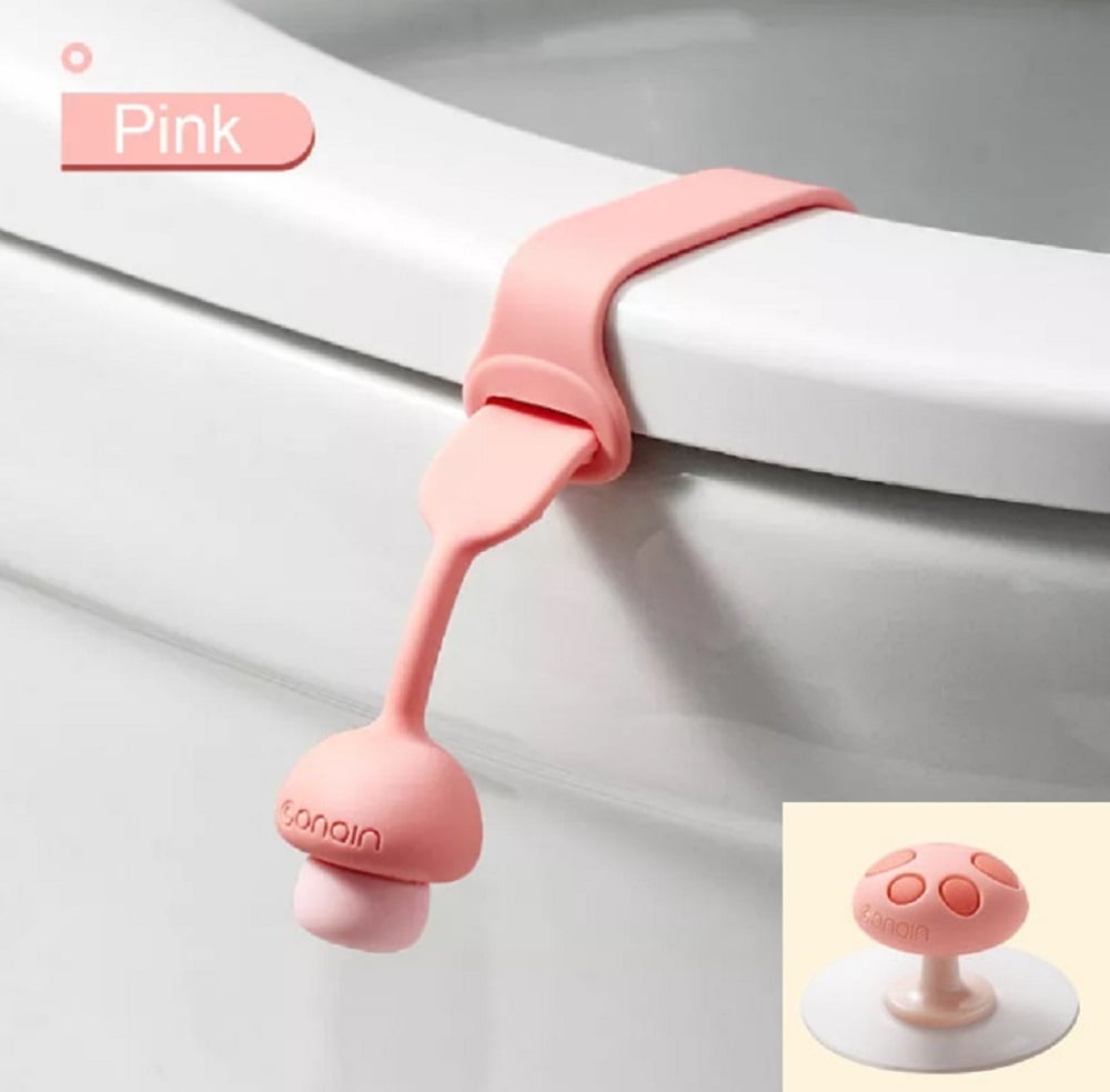 Toilette Shell 2-Pack Anti-Dirty Toilet Lid Handle Set – Hygienic Clam Shell Toilet ...