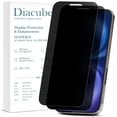 thumbnail image 1 of 2-Pack Anti Glare Matte Privacy Screen Protector for iPhone 16 Pro [Anti Spy PET Flexible Film][Anti Fingerprint][Highly Responsive Touch][Bubble-Free Easy Installation with Alignment Jig], 1 of 4