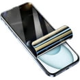 thumbnail image 1 of 2-Pack Anti-Privacy Hydrogel Screen Protector, Compatible with iPhone 15 Plus, [High Sensitivity] Anti-Spy Soft TPU Protective Film (Non-Tempered Film), 1 of 4