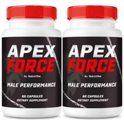 2 Pack Apex Force   Original ApexForce Formula with Ingredients to Help Maintain Lasting Energy, Support Performance & Daily Vitality | Just 2 Easy-to-Swallow Pills a Day 120 Capsules