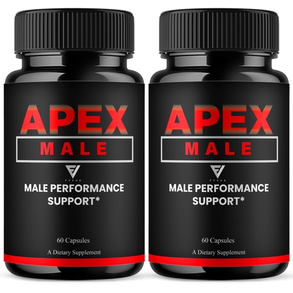 (2 Pack) Apex Male Performance Pill, ApexMale Performance Support (120 Capsules)