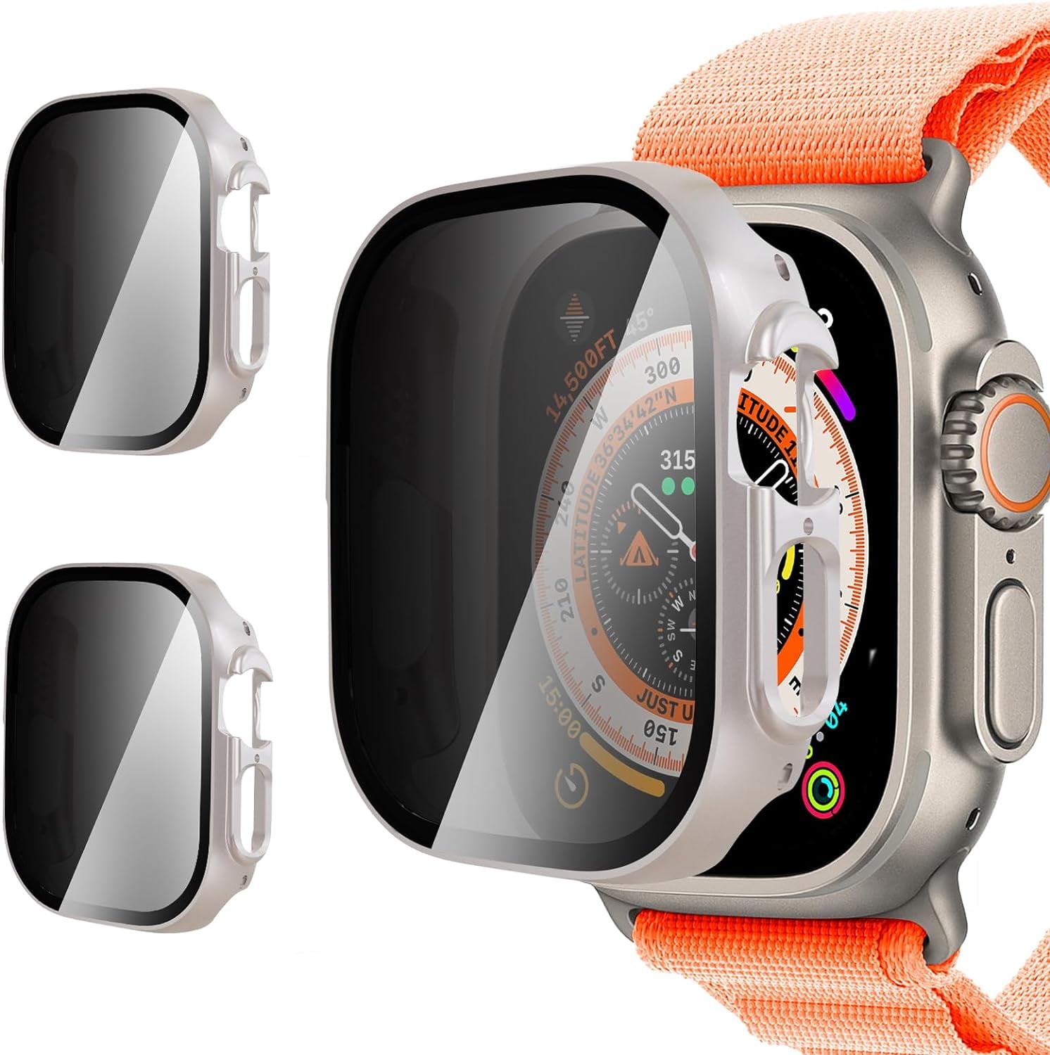 Privacy Glass Case For Apple operatory Watch