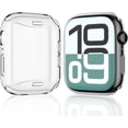 thumbnail image 1 of [2 Pack] for Apple Watch Case Series 10 (2024) 42mm, Full-Body Soft TPU Screen Protector Case, Ultra-Thin Protective Cover, All-Around Shockproof Guard (42mm, Transparent), 1 of 6