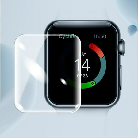 2 Pack for Apple Watch Series 10 46mm UV Liquid Tempered Glass Screen Protector (with Glue and Lamp), Waterproof Bubble Free Anti-Scratch Film for Apple Watch Series 10 46mm, Clear