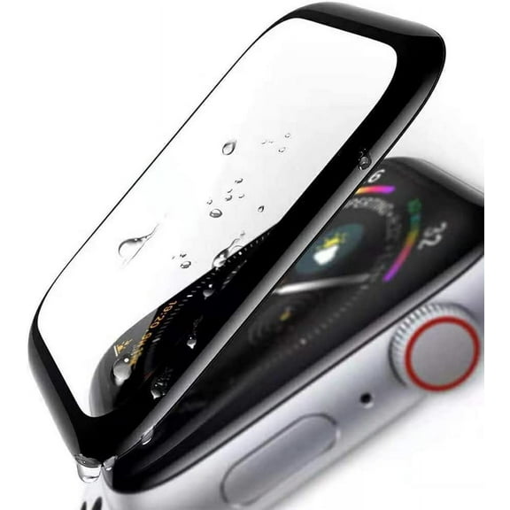 (2 Pack) Apple Watch Series 6 5 4 SE Screen Protector 40mm Tempered Glass Screen Protector 40mm Full Coverage 9H Anti-Scratch Bubble-Free Screen Protector for Apple iWatch 40mm Series 6/5/4/SE
