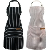 2 Pack Apron - Unisex,Adjustable Bib Kitchen Apron,Cooking Apron,Aprons for Women Men with Pockets,Chef Aprons