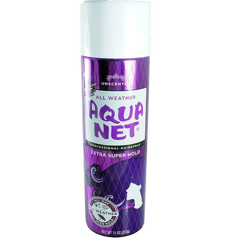 2 Pack Aqua Net Extra Super Hold Professional Hair Spray, Unscented, 11 oz  Each