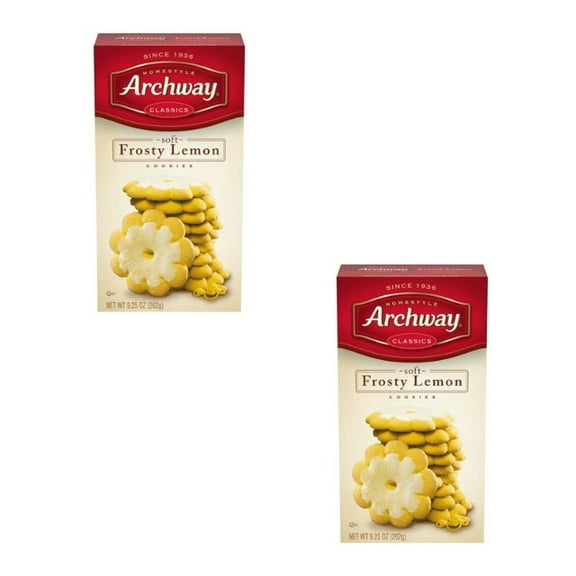(2-Pack) Archway Cookies, Soft Frosty Lemon Cookies, 9.25 oz