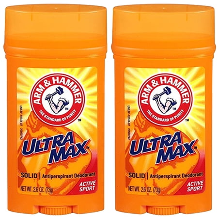 (2 Pack) Arm And Hammer Ultramax , Active Sport 2.8 oz