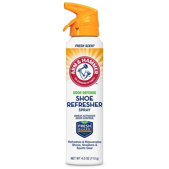 2 Pack Arm & Hammer Odor Defense Fresh Scent Shoe Refresher Spray 4 oz