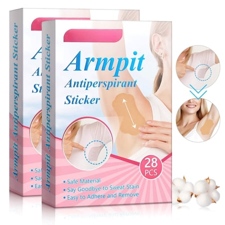2 Pack Armpit Antiperspirant Sticker, Breathable & Comfortable, Keeping Clothes Clean, Widely Applicable, 28 Pcs