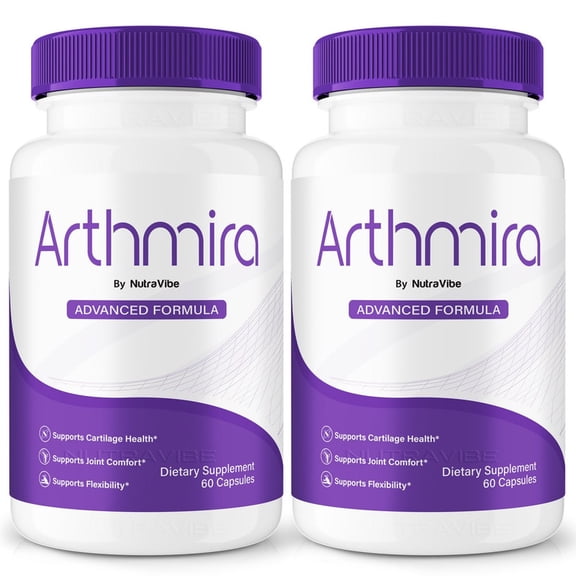 (2 Pack) Arthmira Capsules – Natural Joint Support Formula for Flexibility, Mobility & Confidence in Movement | Daily Formula for Comfort, Recovery & Active Lifestyle (120 Capsules)