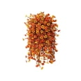 thumbnail image 1 of 2 Pack Artificial Fall Wisteria Hanging Basket, 29.92X9.84 Inch Pre-Assembled Ready To Hang Flower Basket for Front Porch Patio Wall Fireplace Mantel Thanksgiving Outdoor Home Decor Gift,Orange, 1 of 7