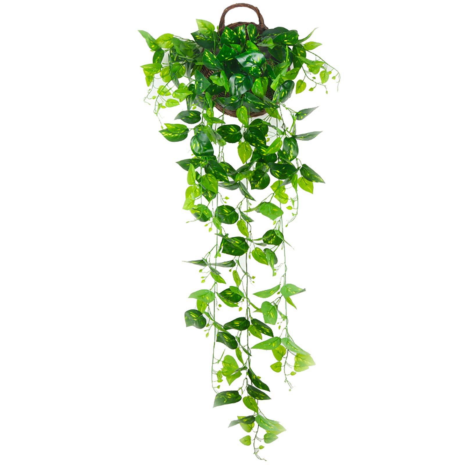 2 Pack Artificial Hanging Plants Indoor with Baskets,33.5inch Fake