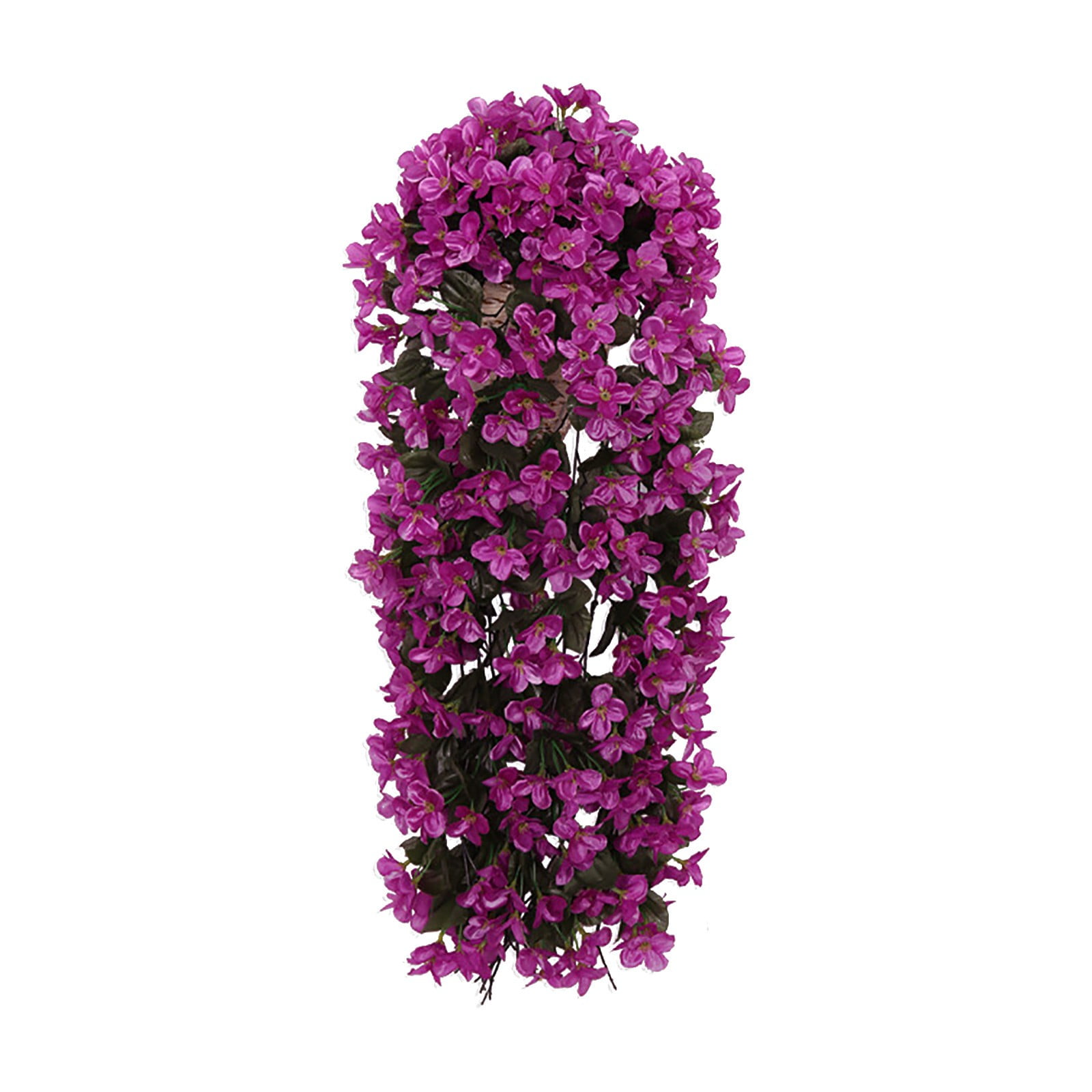 2 Pack Artificial Petunias Hanging Flowers, 27.5in Morning Glory for Outdoors, UV Resistant Petunias for Planters, Porch, Yard, Garden Decoration Indoor Outdoor