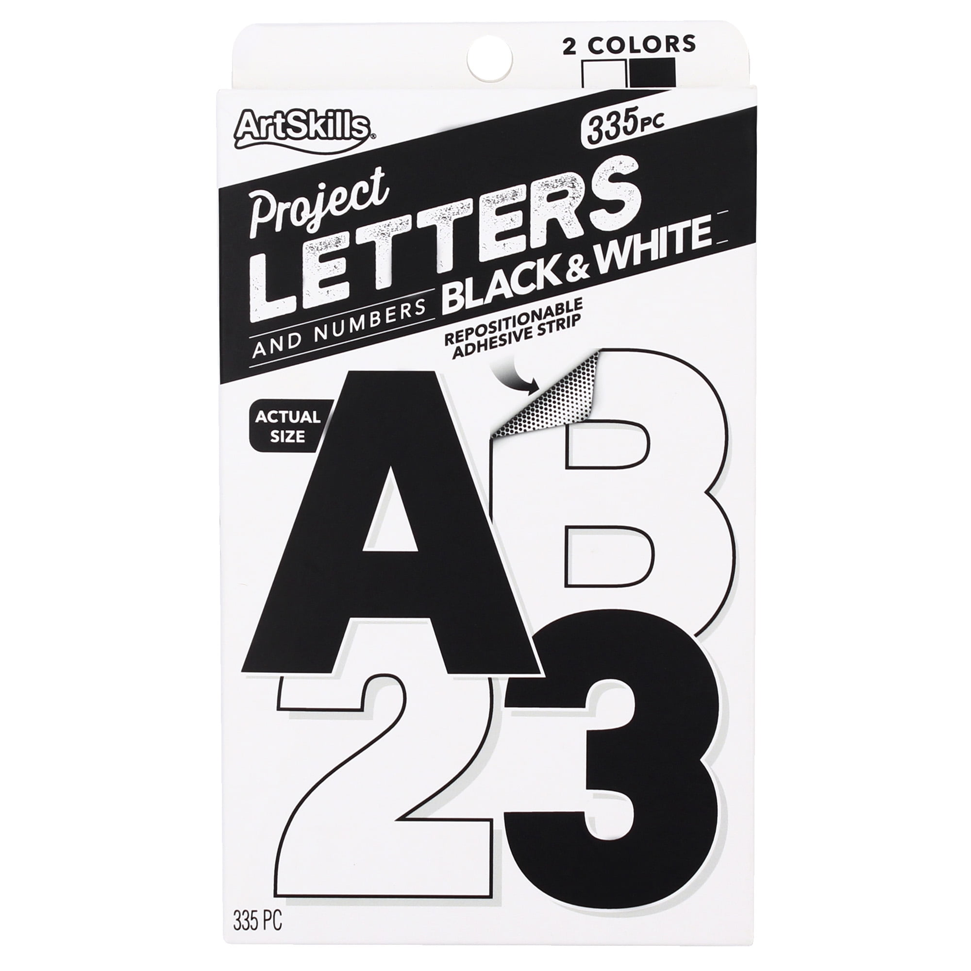 ArtSkills Quick Letter & Number Pads, Assorted Colors