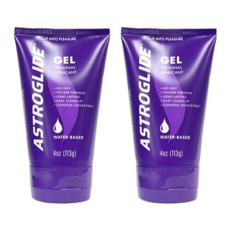 Kayronica Ecom LLC, Astroglide Water-Based Personal Lubricant Gel, 2 Pack,  4 oz Each - Walmart.com