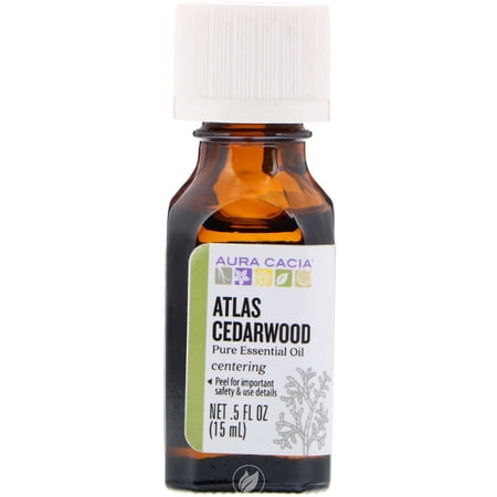 (2 Pack) Aura Cacia #Ess Oil Atlas Cedarwood.50oz