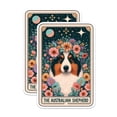 thumbnail image 1 of (2 Pack) The Australian Shepherd Tarot Card Magnets - Aussie Shepherd Lover Magnet - 5" On Longest Side - Premium Magnet - for Cars, Refrigerators, Toolboxes, Lockers- Made in USA - MAG0730, 1 of 7