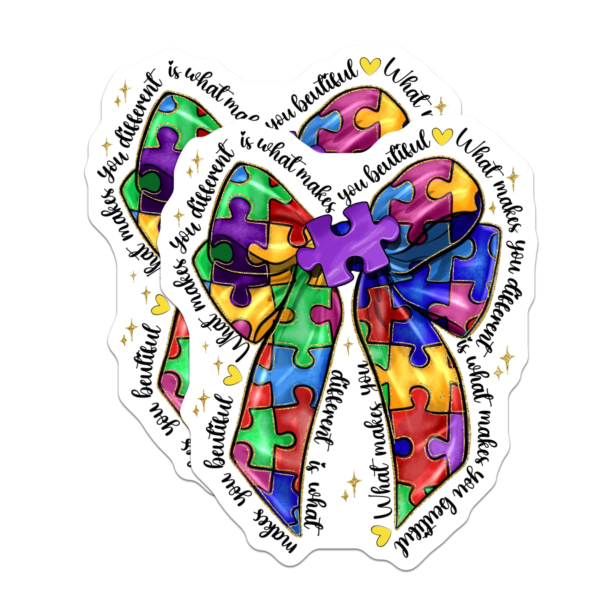 (2 Pack) Autism Awareness Magnets - Neurodiversity Acceptance ...