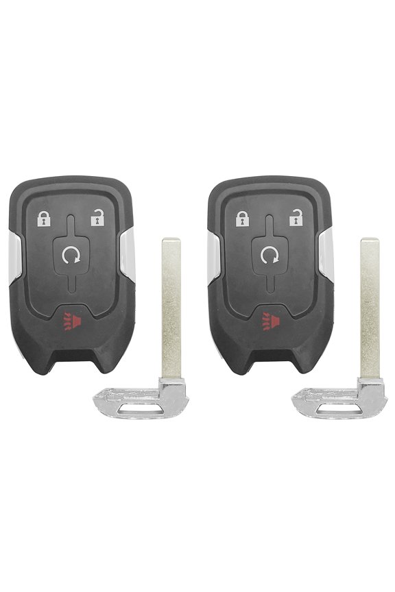 2 Pack AutokeyMax Car key Remote for 4 Button Smart Key for 2018 2019 2020 GMC Terrain Remote HYQ1AA 13584512