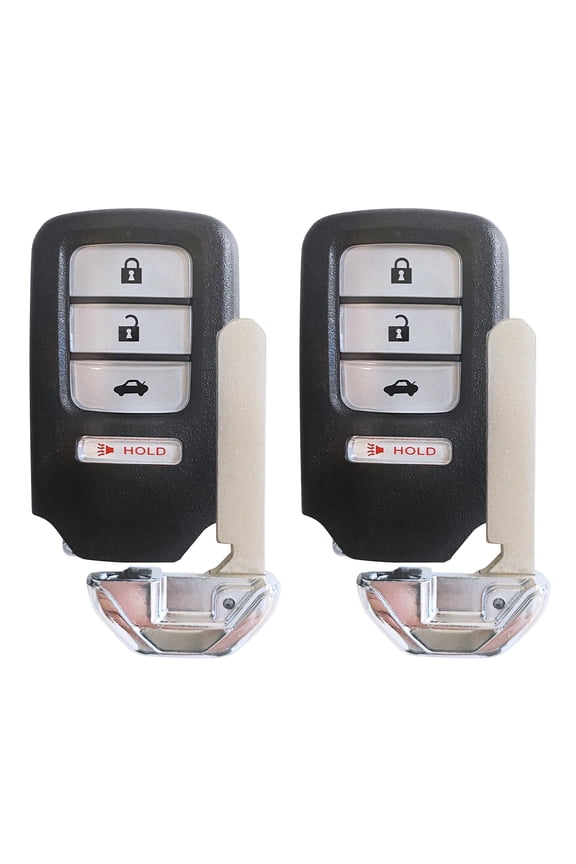 2 Pack AutokeyMax Smart Key Fob Keyless Remote for Honda 2014 2015 Civic Accord  ACJ932HK121