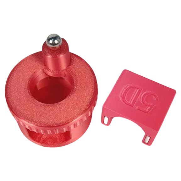 2 Pack Automatic Cat Eye Magnet for Nails, Rotating Nail Art Magnet Tool with Ball Magnet, Multifunctional Nail Art Tool for Beginners Home DIY Design, Magnetic Nail Art Tool Set,Rose red,1.6x1.9"