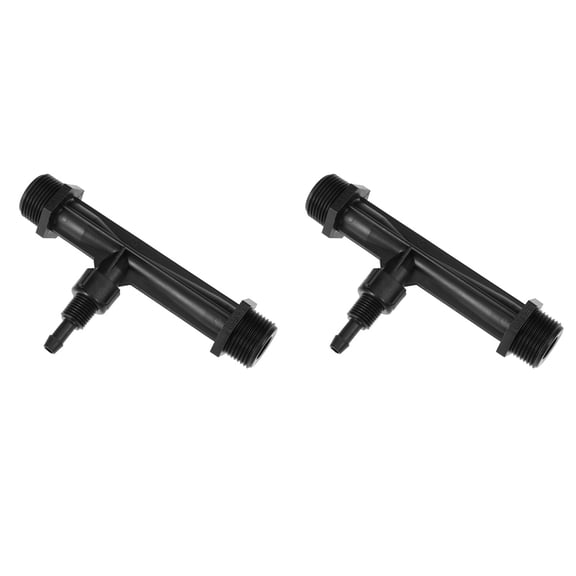 Clearance 2 Pieces Irrigation Supply Pipe Irrigation Kit Agriculture Watering Kit Black.