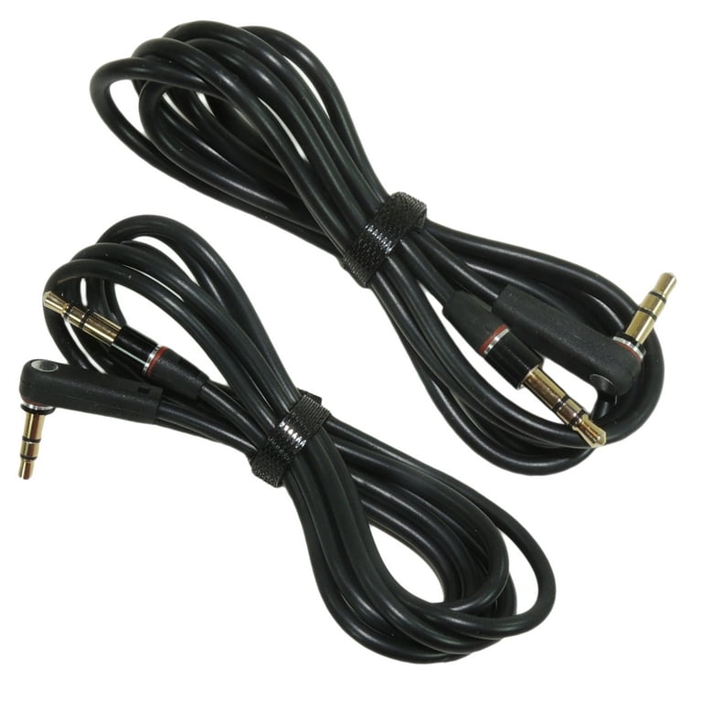 2-Pack Aux Audio Cable for Beats by Dr Dre Headphones Studio Solo