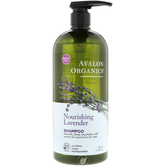 Nourishing Lavender Shampoo Lavender, 32 Oz by Avalon Organics, Pack of 2