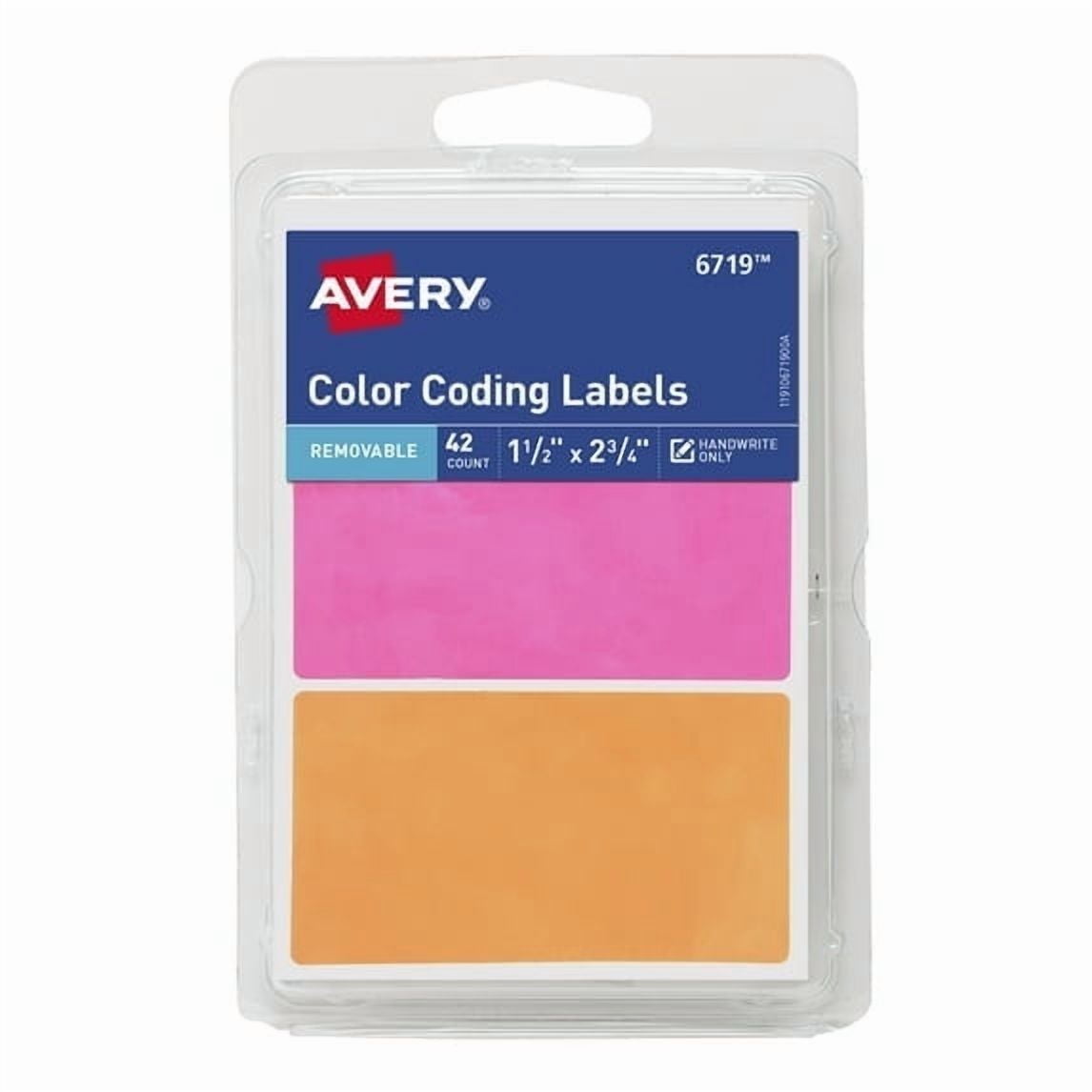 Avery Color Coding Labels, 1-1/2