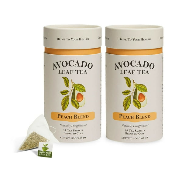 2 Pack Avocado Leaf Tea Peach Blend