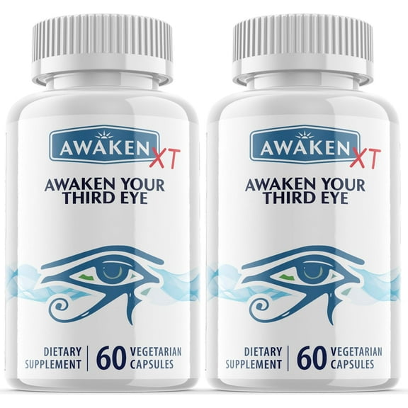 (2 Pack) Awaken XT - Revolutionary Advanced Vision Matrix Formula - Supports Healthy Vision - Dietary Supplement for Eyes Sight - 120 Capsules