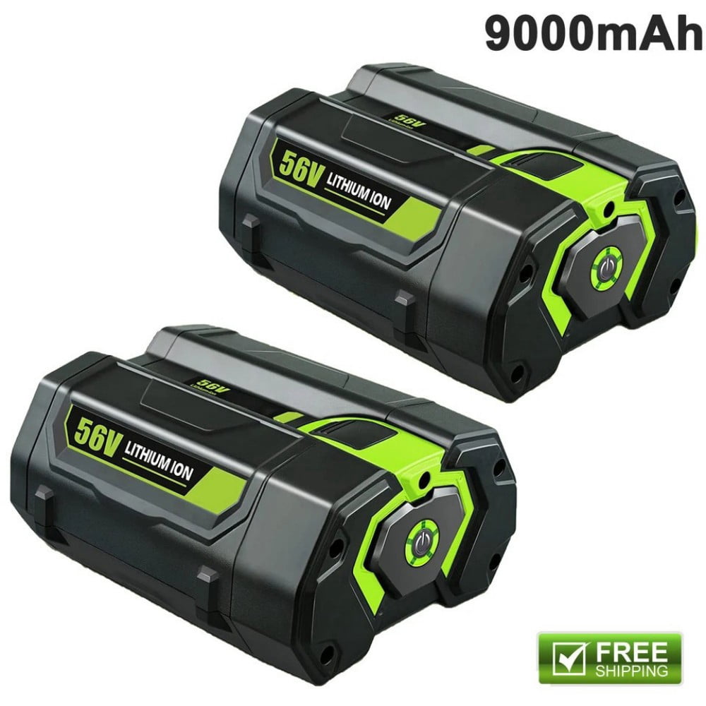 2 Pack BA5600T 56V 9.0Ah Battery Replacement for EGO 56V Battery Compatible with EGO 56V Power Tools (Lawn Mower Leaf Blower Chainsaw)