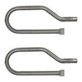 thumbnail image 1 of 2-Pack BBQ Gas Grill Tube Burner Replacement Parts for Harris Tweeter Bull Models Texan Lonestar - Compatible Barbeque Stainless Steel Pipe Burners, 1 of 3