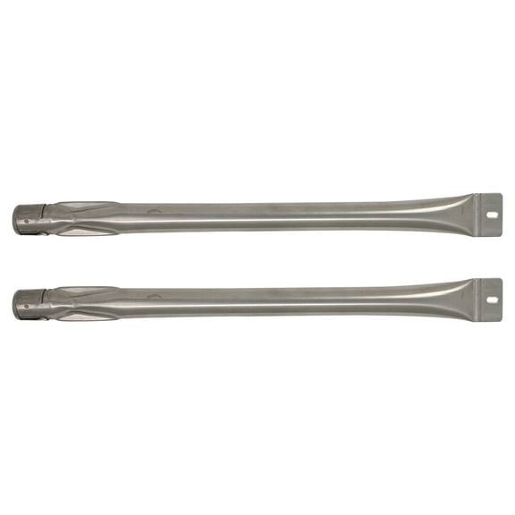 2-Pack BBQ Gas Grill Tube Burner Replacement Parts for Kenmore 640-06320834-2 - Compatible Barbeque Stainless Steel Pipe Burners