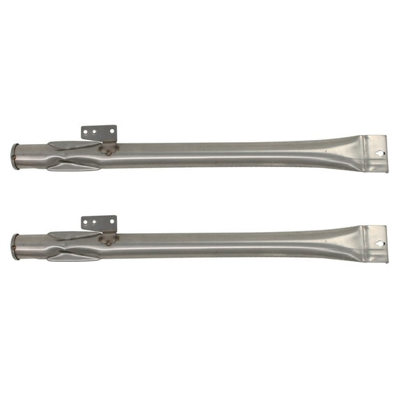 2-Pack BBQ Gas Grill Tube Burner Replacement Parts for Kitchenaid 720-0864 - Old - Compatible Barbeque Stainless Steel Pipe Burners
