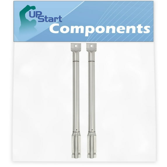 2-Pack BBQ Gas Grill Tube Burner Replacement Parts for Nexgrill 720-0677 - Compatible Barbeque Stainless Steel Pipe Burners