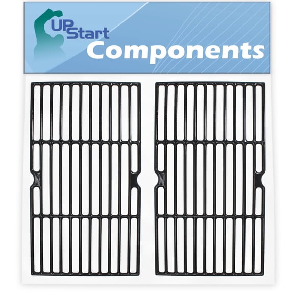 2-Pack BBQ Grill Cooking Grates Replacement Parts for Centro 85-1210-2 - Compatible Barbeque Cast Iron Grid 16 3/4"