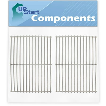 2-Pack BBQ Grill Cooking Grates Replacement Parts for Kenmore 415.16114010 - Compatible Barbeque Grid 16 5/8"
