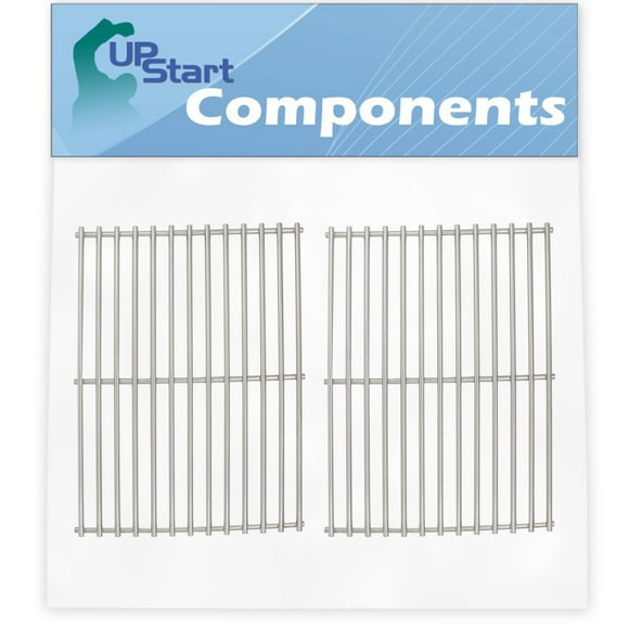 2-Pack BBQ Grill Cooking Grates Replacement Parts for Weber GENESIS SILVER A LP SWE PREMIUM (2005) - Compatible Barbeque Stainless Steel Grid 15"