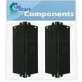 thumbnail image 1 of 2-Pack BBQ Grill Heat Shield Plate Tent Replacement Parts for Charbroil 463462606 - Compatible Barbeque Porcelain Steel Flame Tamer, Flavorizer Bar, Vaporizer Bar, Burner Cover 11 3/4"", 1 of 4