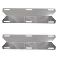thumbnail image 1 of 2-Pack BBQ Grill Heat Shield Plate Tent Replacement Parts for Nex 720-0677 - Compatible Barbeque Stainless Steel Flame Tamer, Guard, Deflector, Flavorizer Bar, Vaporizer Bar, Burner Cover 15", 1 of 3
