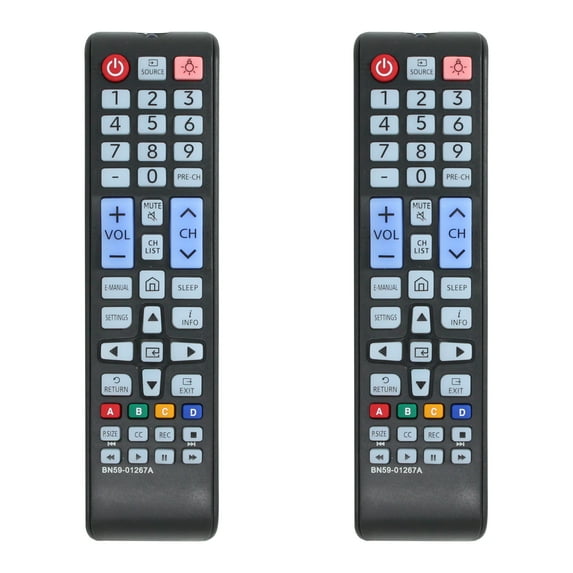 2-Pack BN59-01267A Remote Control Replacement - Compatible with Samsung UN65NU7300FXZC TV