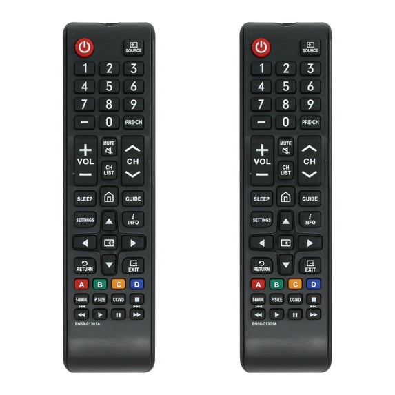 2-Pack BN59-01301A Remote Control Replacement - Compatible with Samsung UN43NU6900 TV