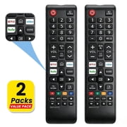 2 Pack BN59-01315A Universal Remote for Samsung TV, Replacement Compatible for Samsung Smart TV, LED, LCD, HDTV, 3D, Series TVs